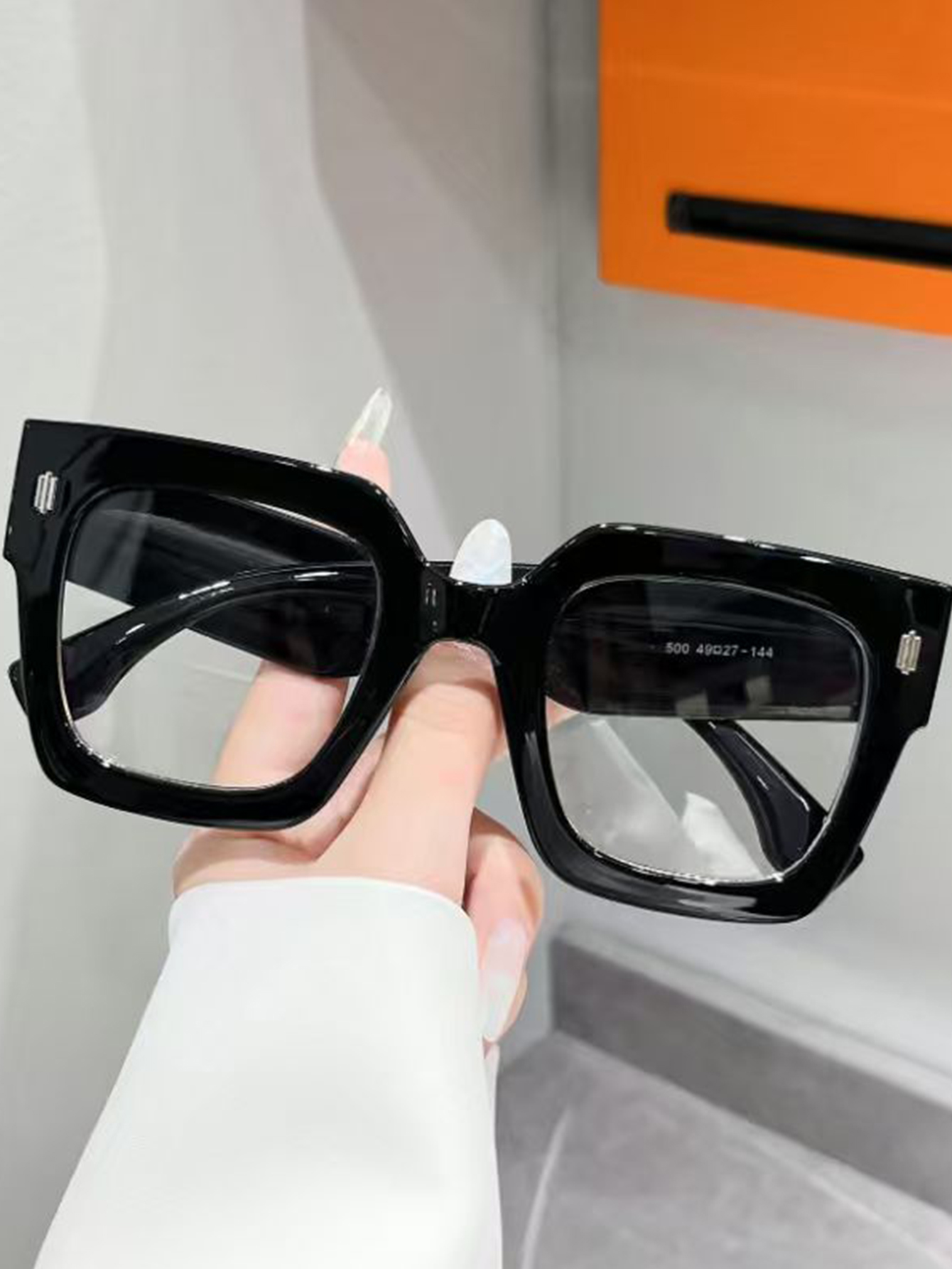 1Pc Oversized Square Frame Gla - Sunglasses Oversized Square reseña y precio