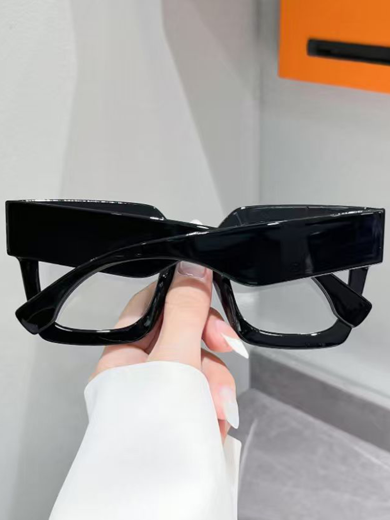 1Pc Oversized Square Frame Gla - Sunglasses Oversized Square reseña y precio