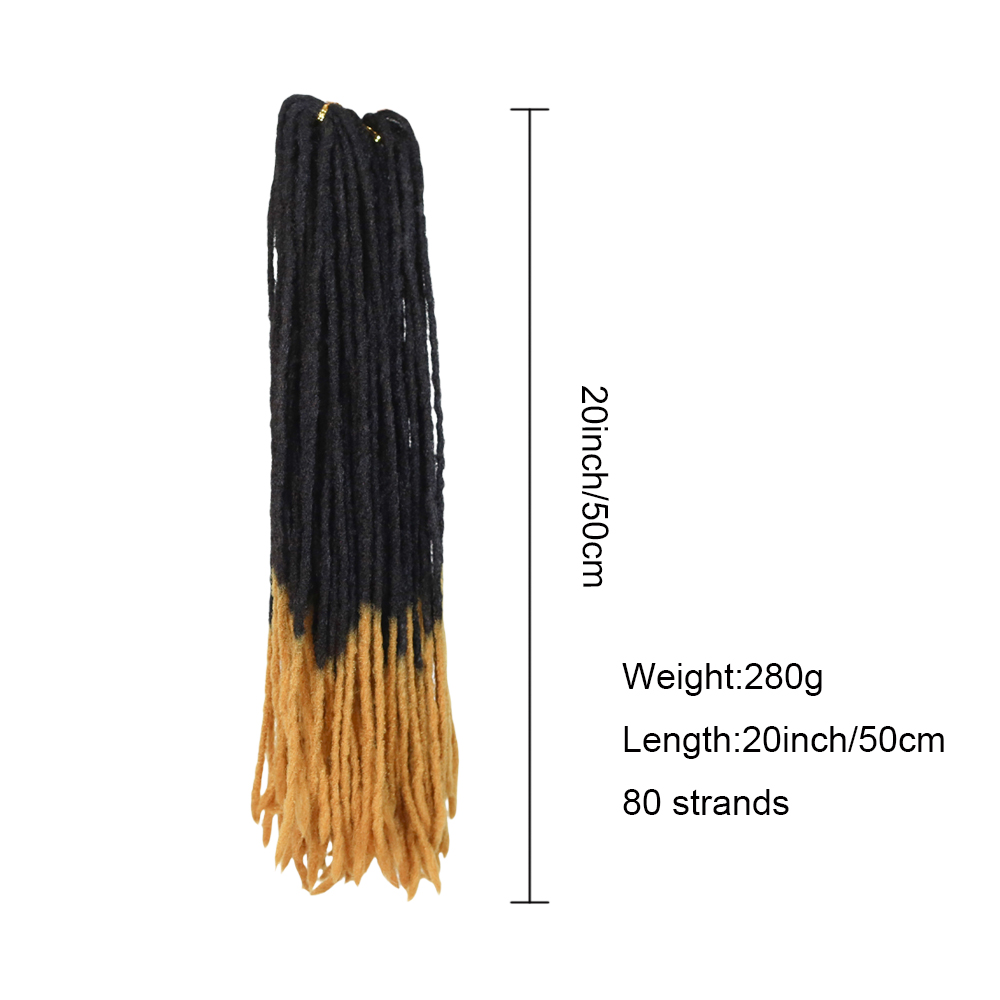 20 Inch Synthetic Faux Locs Ha - Women Accessories Pack reseña y precio