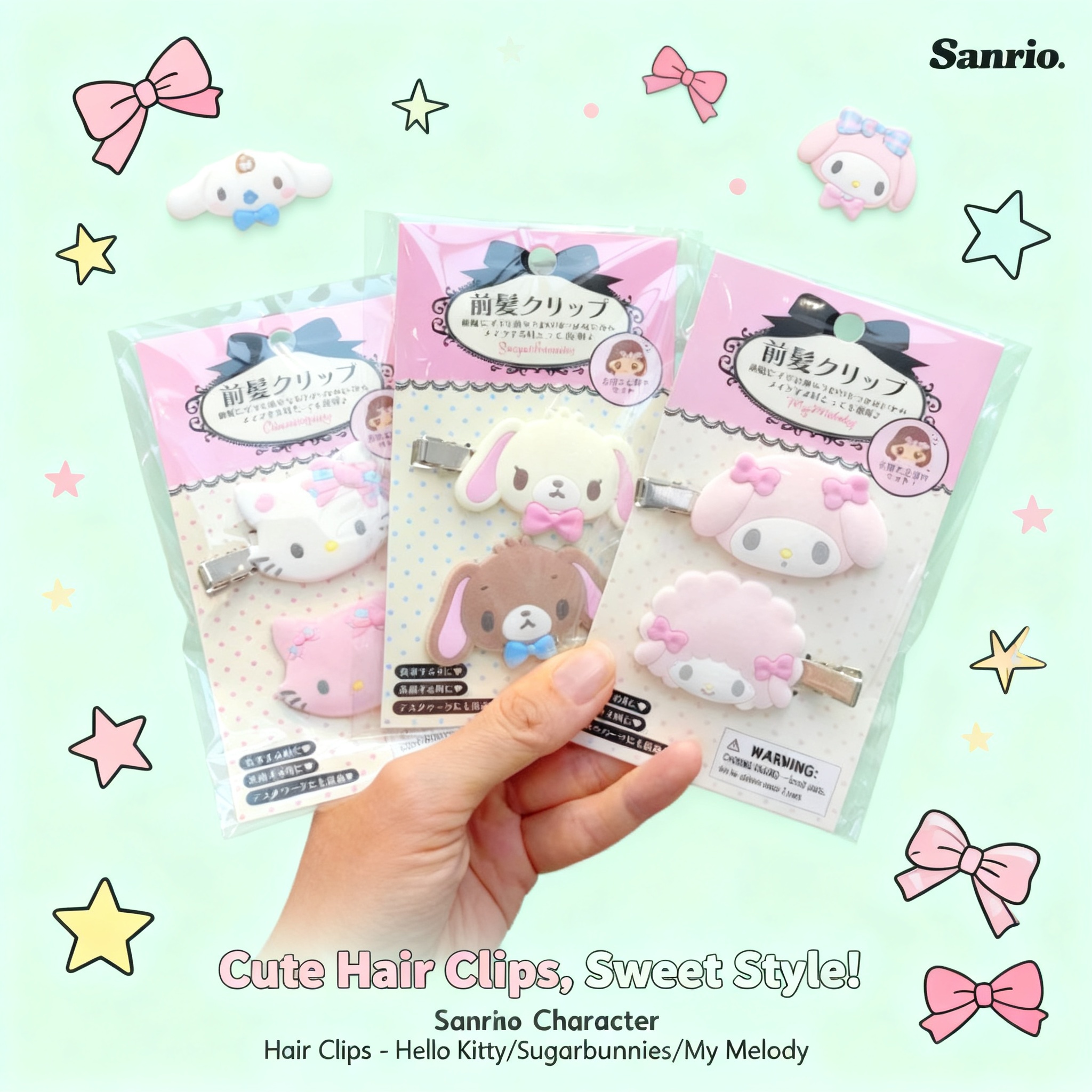 Kawaii Sugarbunnies Hairpin Ca - Women'S Accessories List reseña y precio