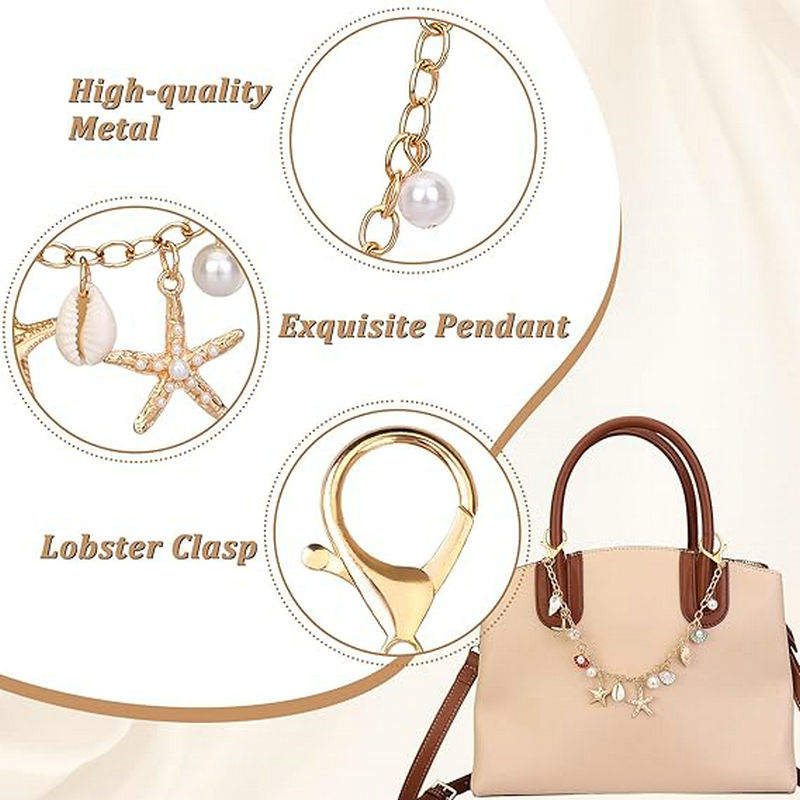 Bag Charms for Handbags Golden - Women'S Accessories Handbags reseña y precio