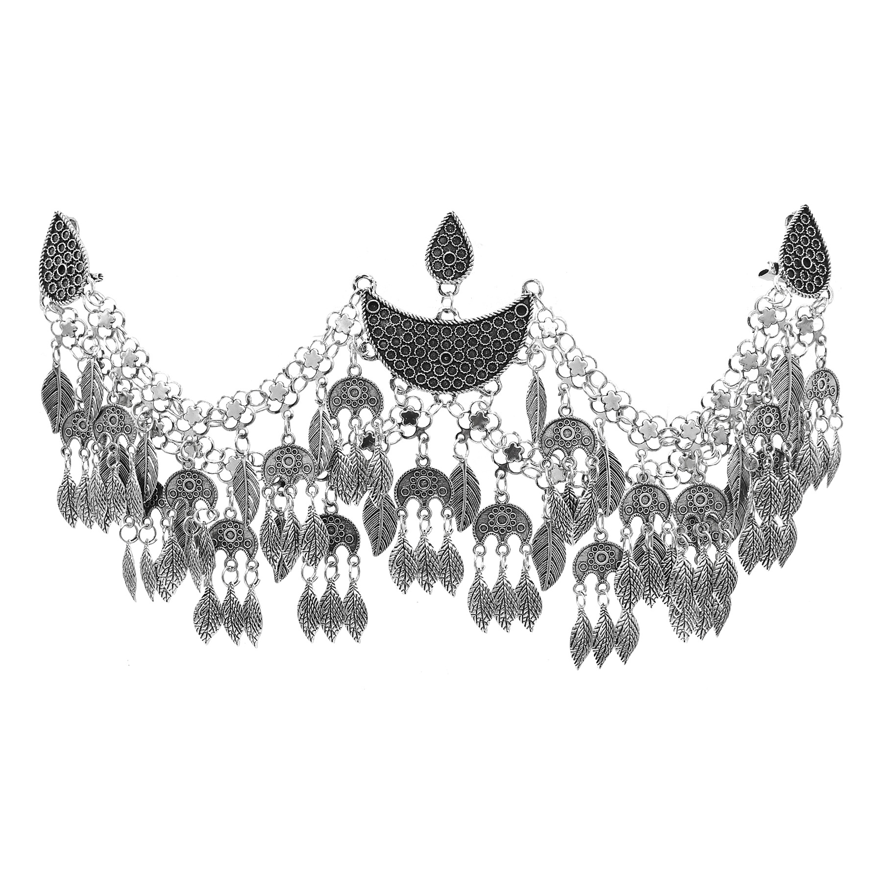 Vintage Silver Ethnic Multilay - Women Accessories Pakistan reseña y precio