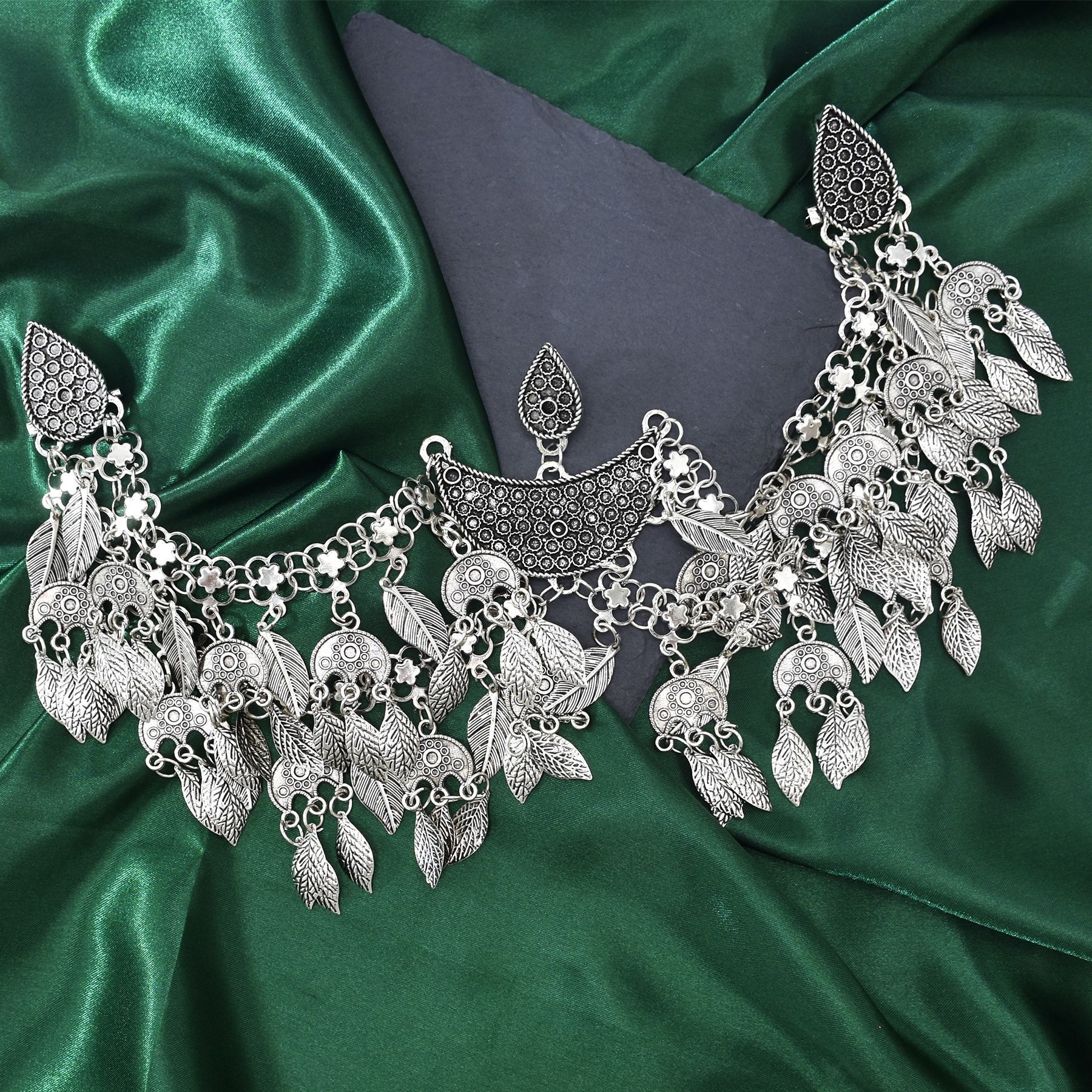 Vintage Silver Ethnic Multilay - Women Accessories Pakistan reseña y precio