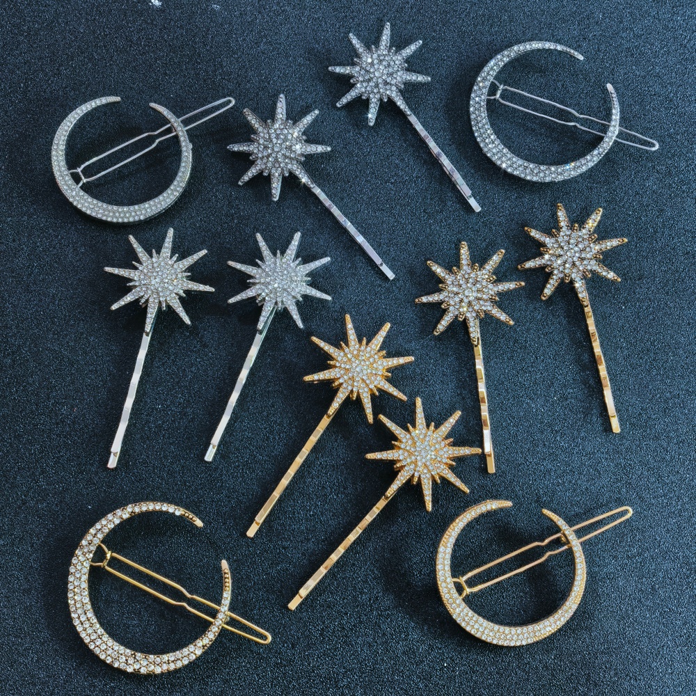 3/4 pcs set Crystal Star Hairp - Women'S Accessories List reseña y precio
