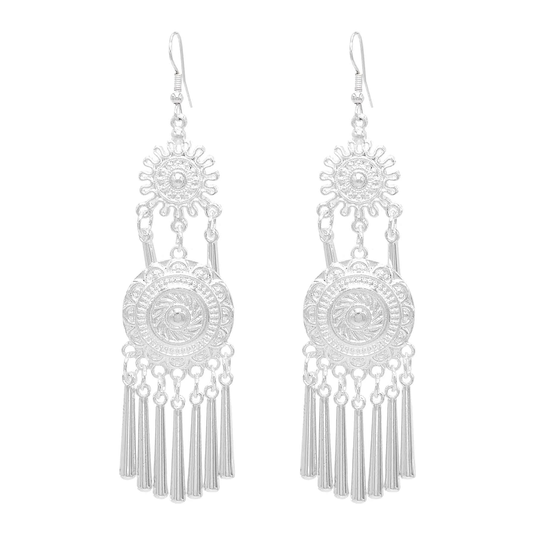 Miao Silvery Alloy Small Horn  - Women Accessories Pakistan reseña y precio