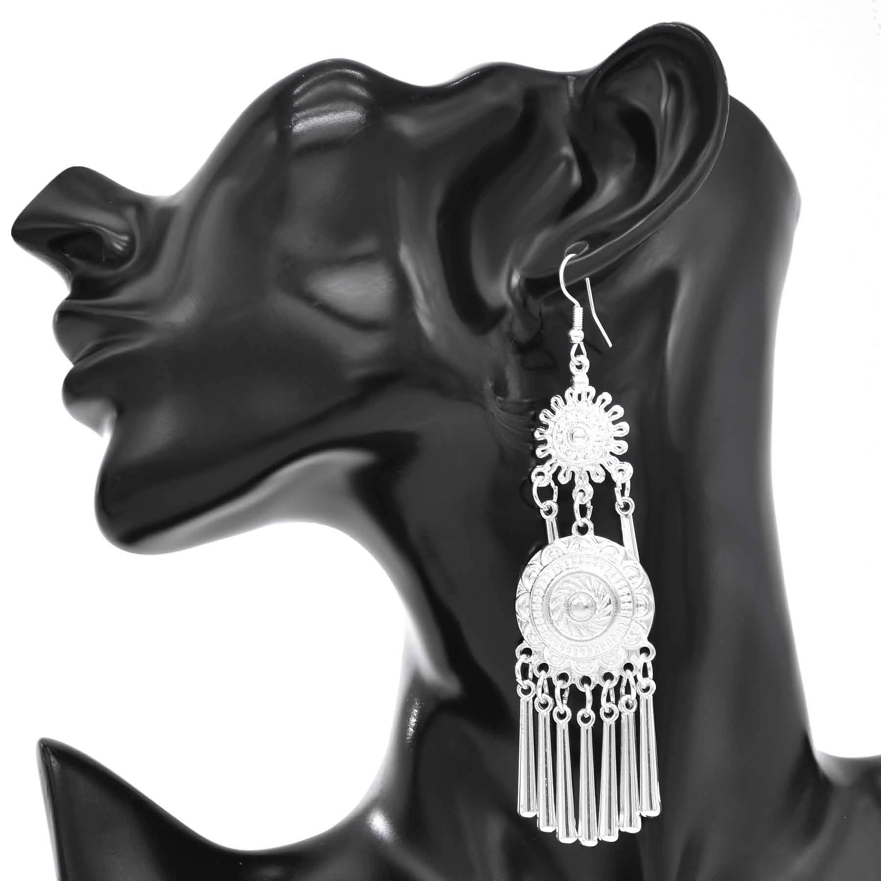 Miao Silvery Alloy Small Horn  - Women Accessories Pakistan reseña y precio
