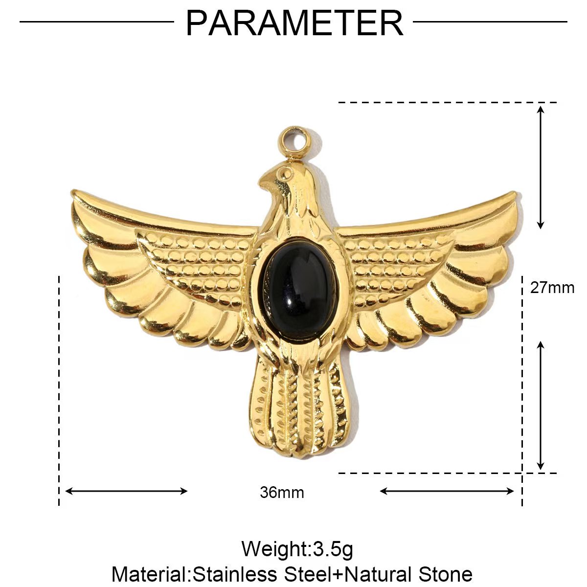 Cross border stainless steel e - Women'S Eagles Accessories reseña y precio