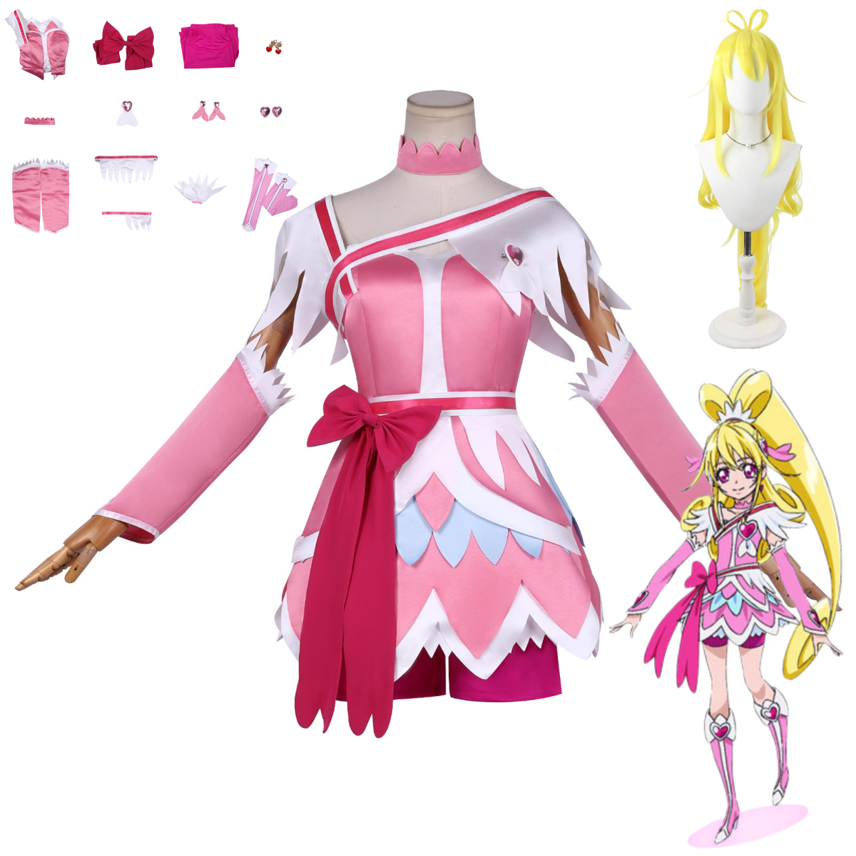 Anime Doki Doki! PreCure Cure  - Women'S Accessories List reseña y precio