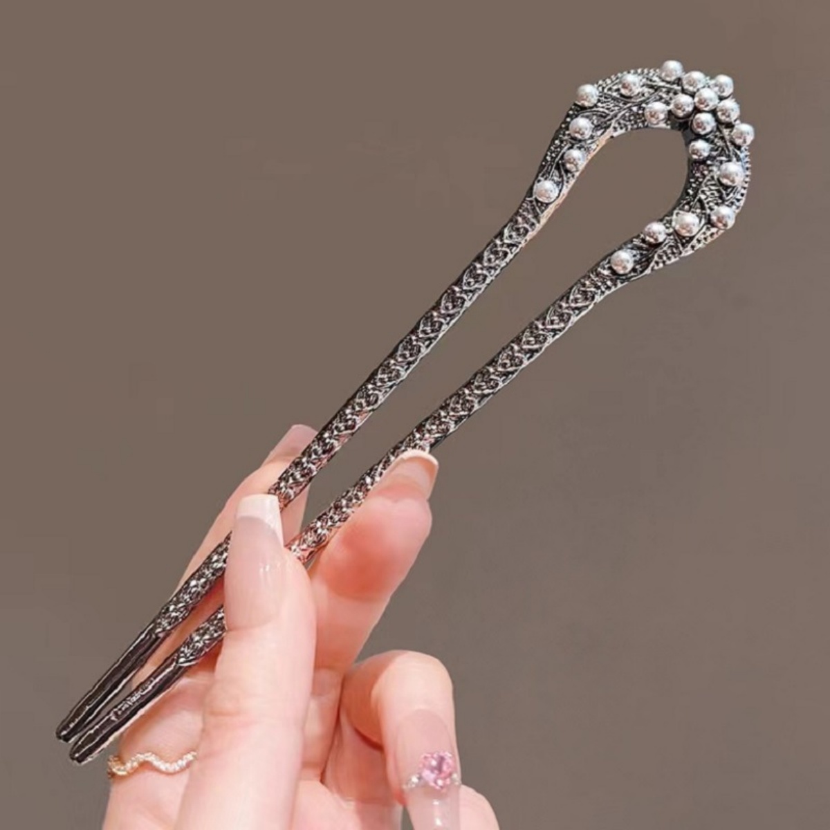 New Pearl U Shaped Hairpin For - Women'S Accessories List reseña y precio