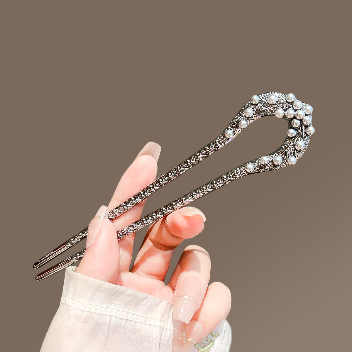 New Pearl U Shaped Hairpin For - Women'S Accessories List reseña y precio