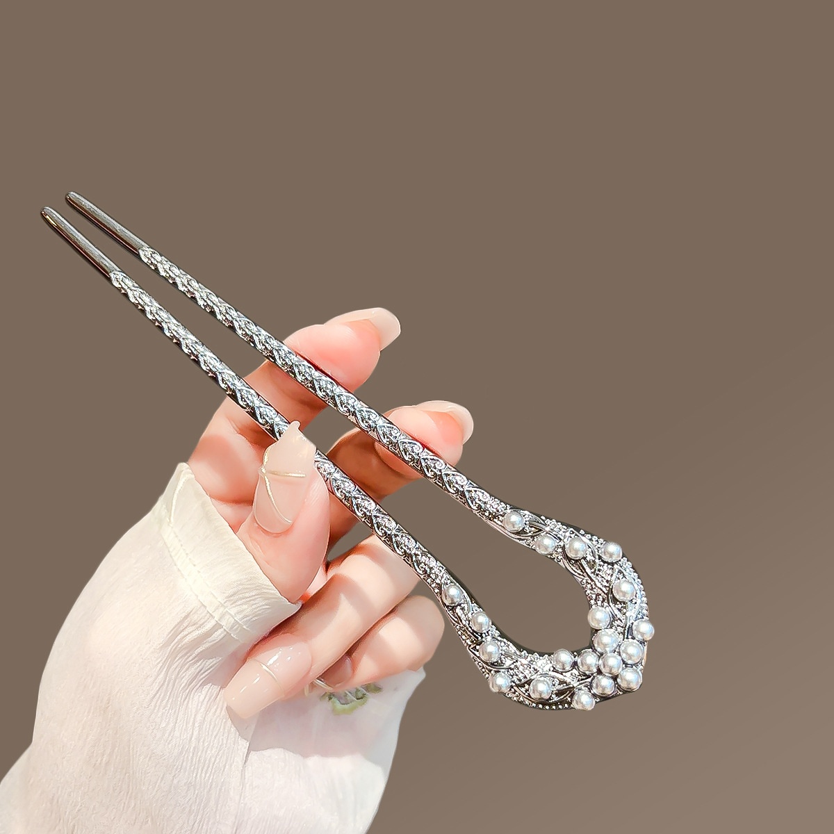 New Pearl U Shaped Hairpin For - Women'S Accessories List reseña y precio