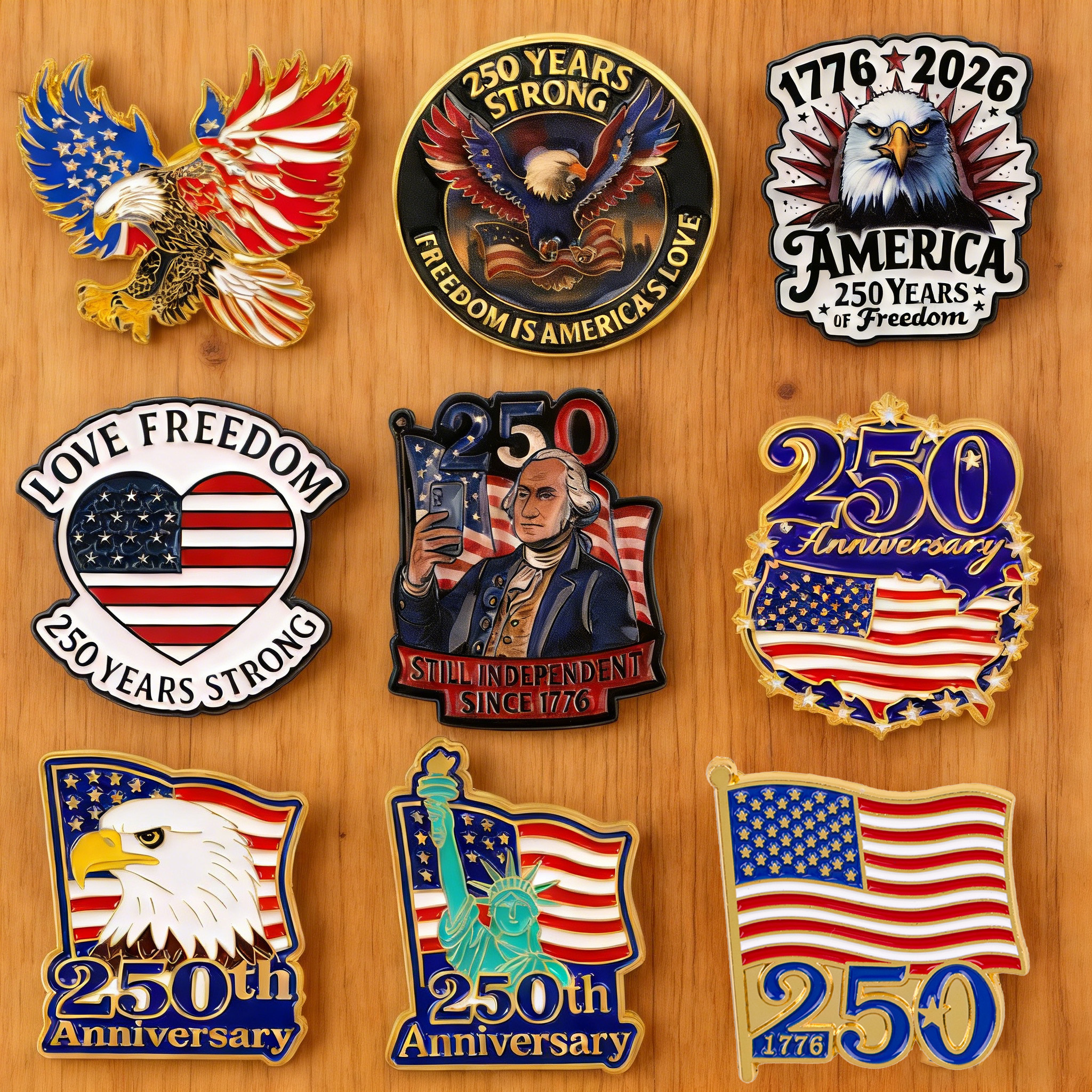 The United States 250th Annive - Women'S Eagles Accessories reseña y precio