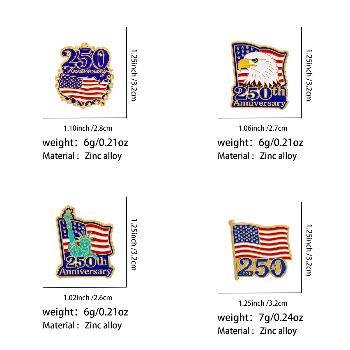 The United States 250th Annive - Women'S Eagles Accessories reseña y precio