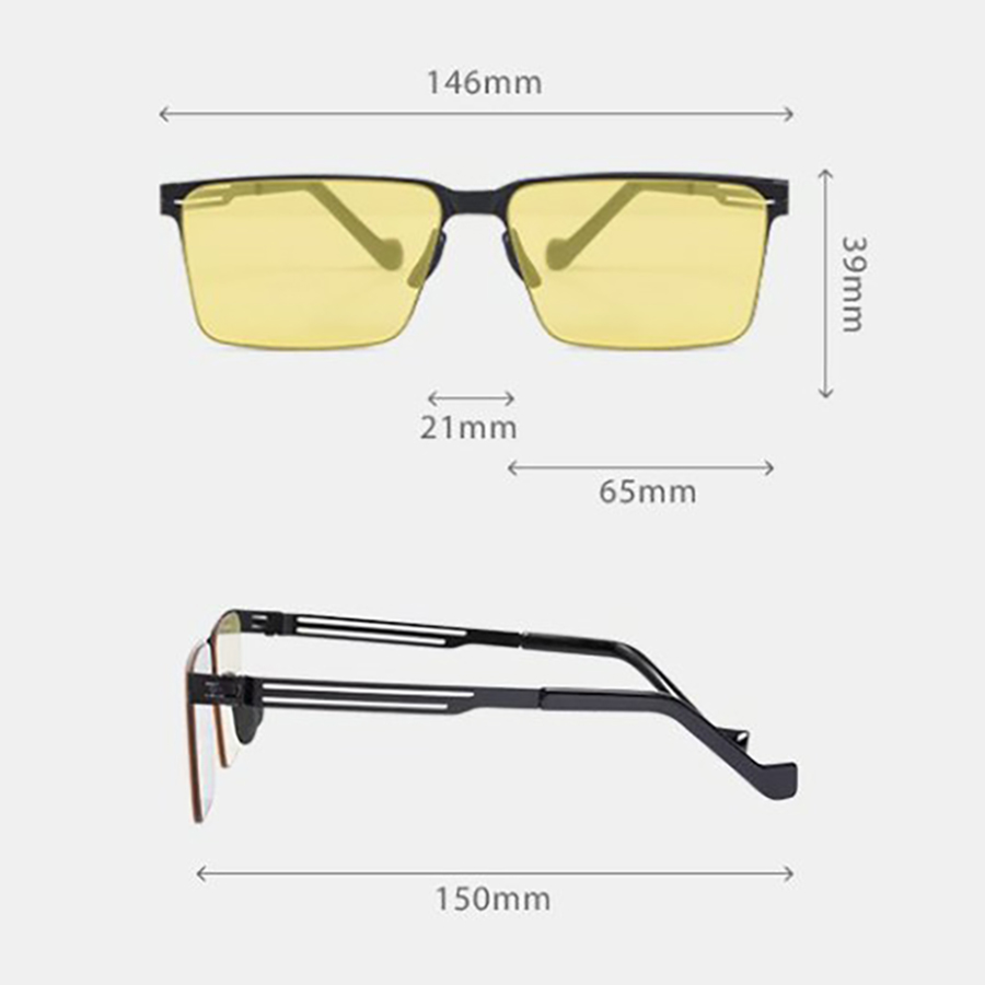 Men Photochromic Polarized Sun - Sunglasses Oversized Square reseña y precio