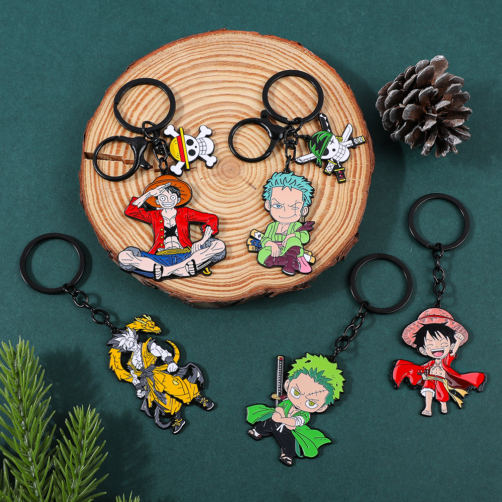 One Piece Anime Keychain Featu - Women'S Accessories Rings reseña y precio