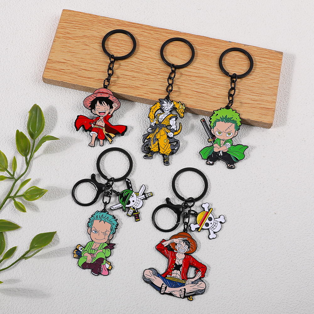 One Piece Anime Keychain Featu - Women'S Accessories Rings reseña y precio