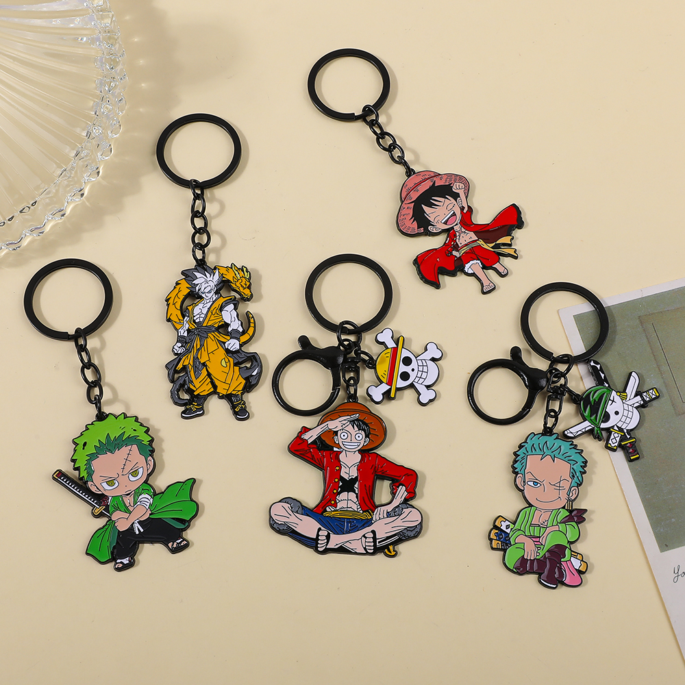 One Piece Anime Keychain Featu - Women'S Accessories Rings reseña y precio