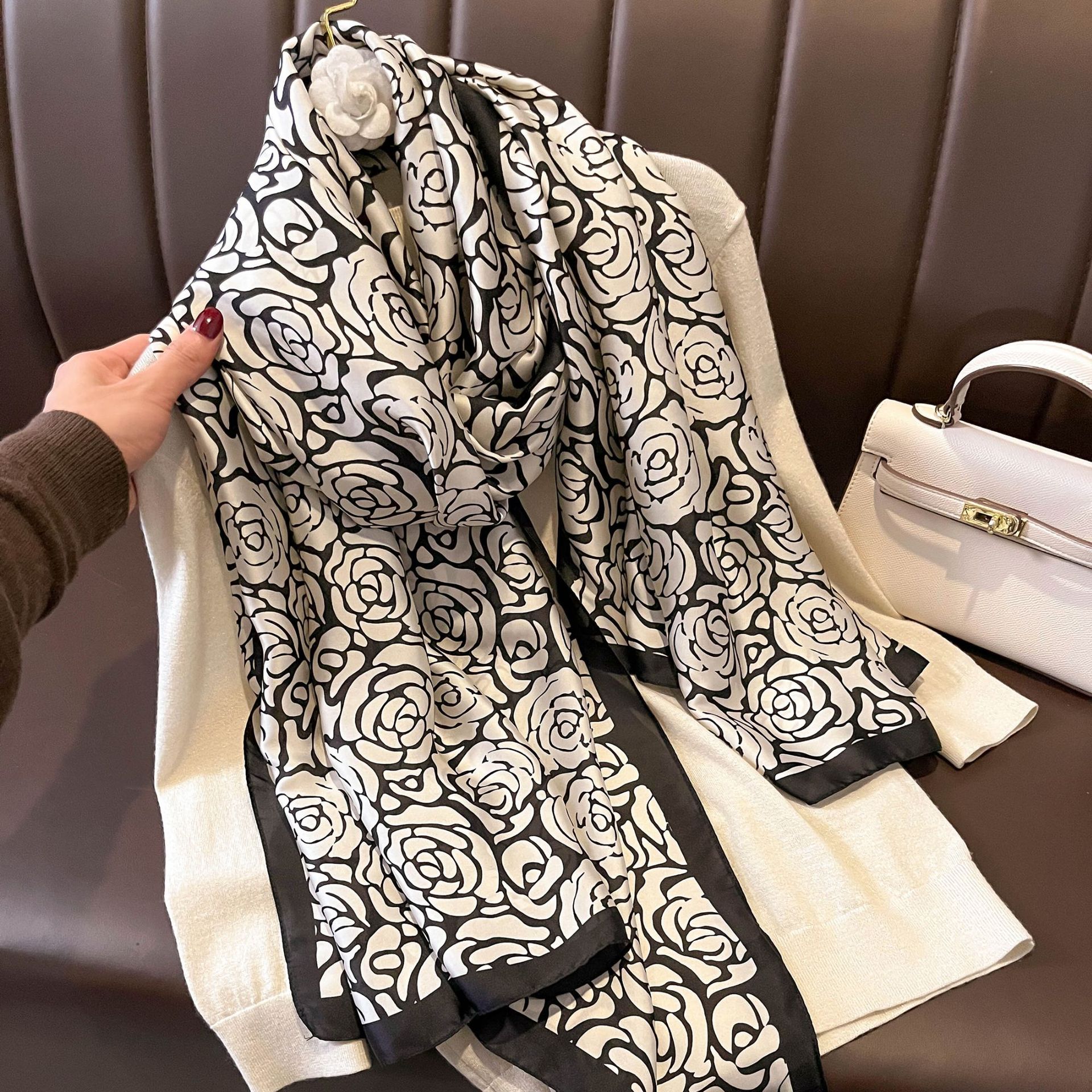 Fashion Print Large Shawl Wrap - Women Accessories Brands reseña y precio