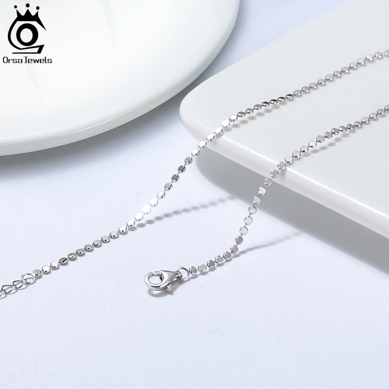 ORSA JEWELS Genuine 925 Sterli - Beaded Anklet Chain reseña y precio