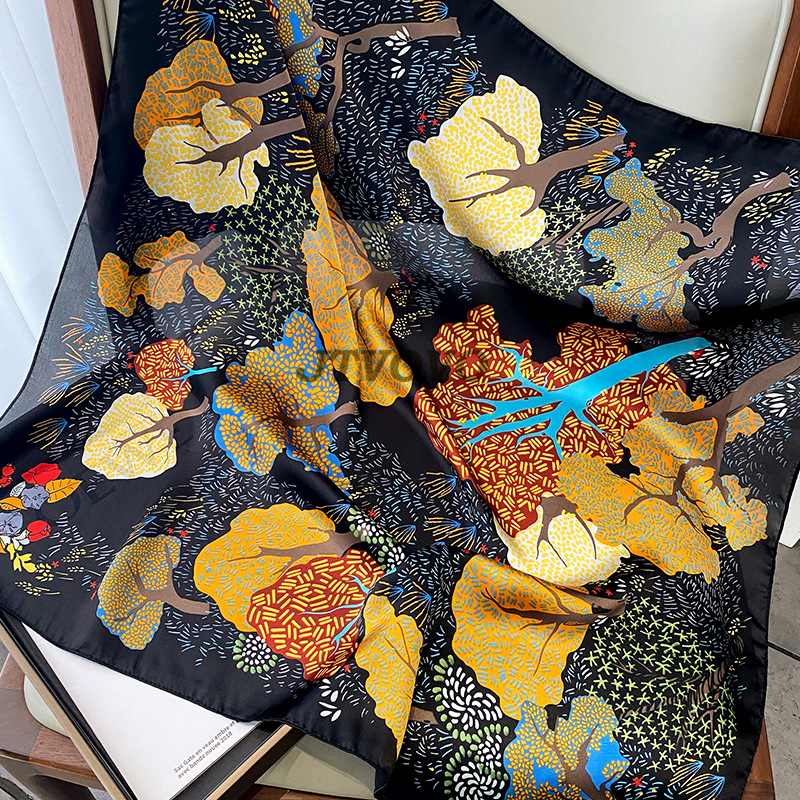 70x70cm Women Scarf Silk Feeli - Women Accessories Brands reseña y precio