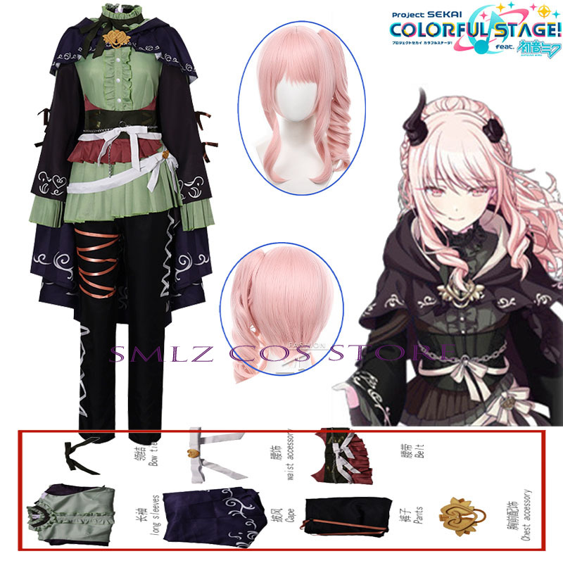 Anime PJSK Hermit Akiyama Mizu - Women Accessories Set reseña y precio