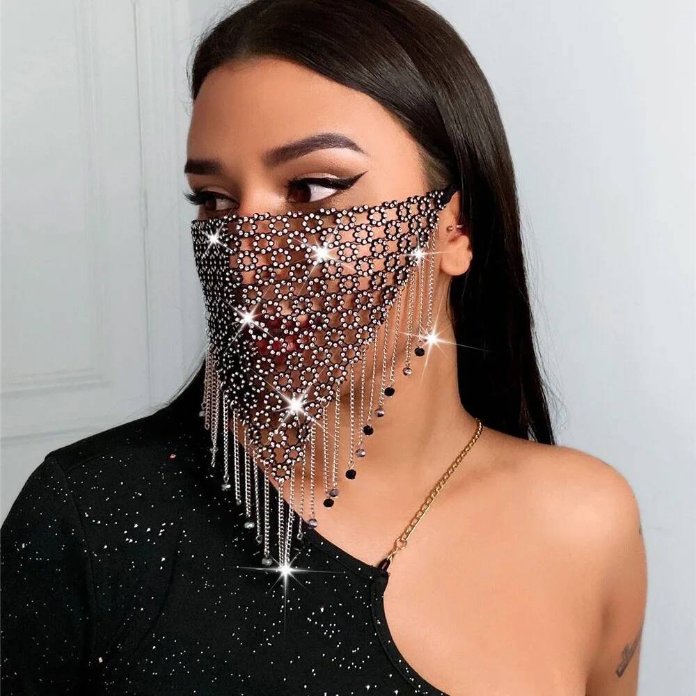 Women New Tassel Veil Masks He - Women Accessories Set reseña y precio