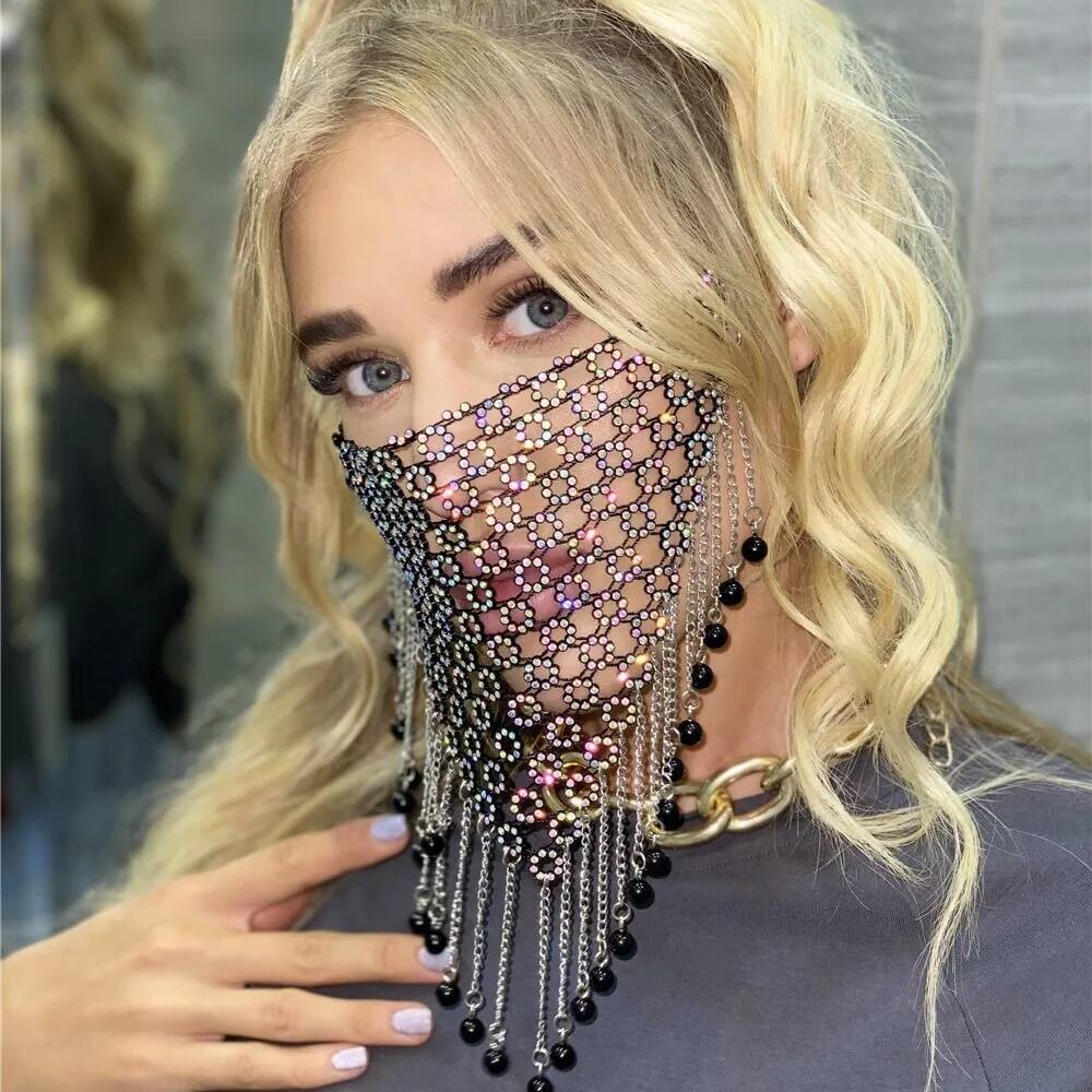 Women New Tassel Veil Masks He - Women Accessories Set reseña y precio