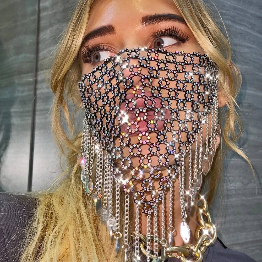 Women New Tassel Veil Masks He - Women Accessories Set reseña y precio