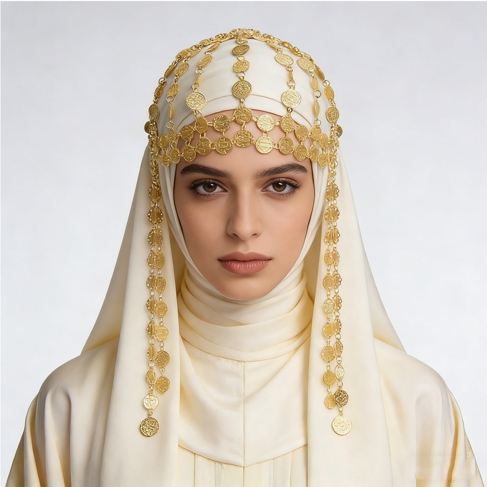 Gold Plated Alloy Coin Beauty  - Women Accessories Pakistan reseña y precio