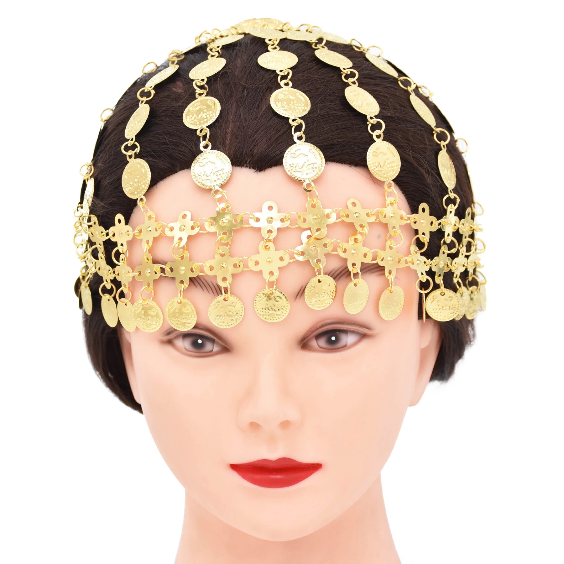 Gold Plated Alloy Coin Beauty  - Women Accessories Pakistan reseña y precio