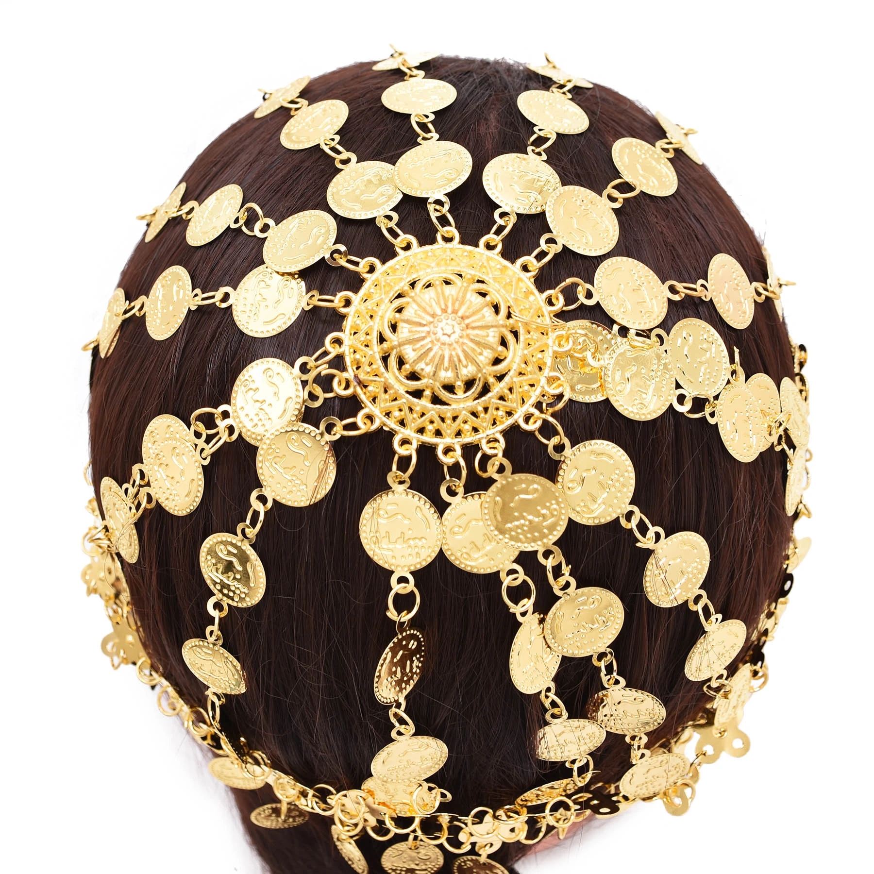 Gold Plated Alloy Coin Beauty  - Women Accessories Pakistan reseña y precio