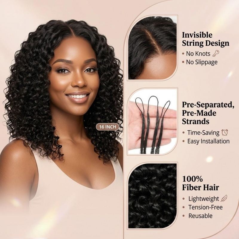 Water Wave Synthetic Feather C - Women Accessories Pack reseña y precio