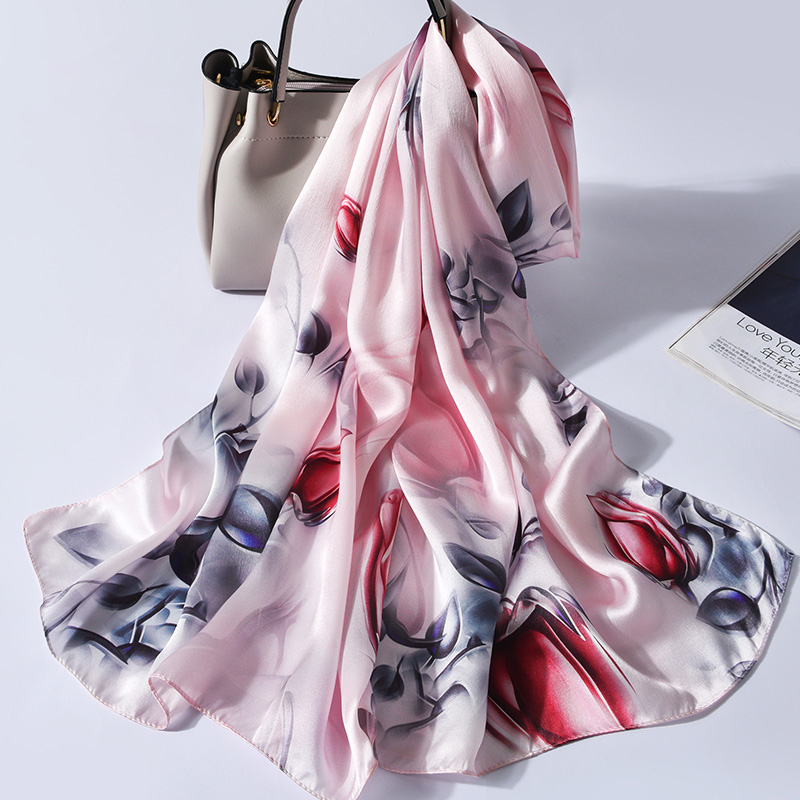 100% Silk Long Scarf Women Lux - Women Accessories Brands reseña y precio