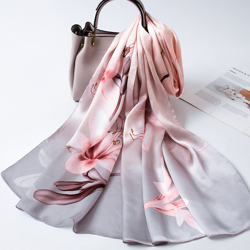 100% Silk Long Scarf Women Lux - Women Accessories Brands reseña y precio