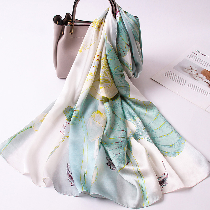 100% Silk Long Scarf Women Lux - Women Accessories Brands reseña y precio
