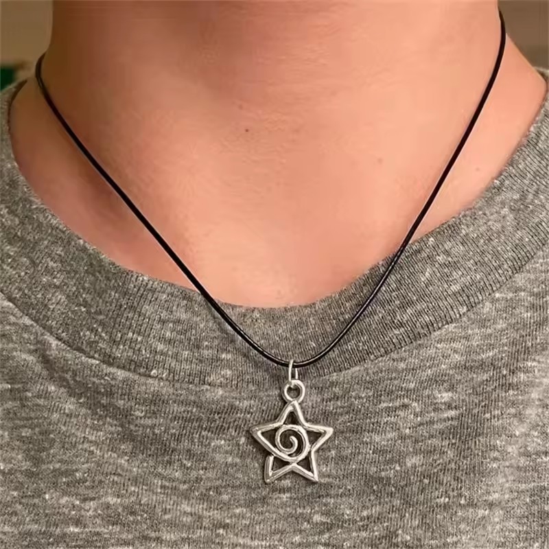 Gothic Black Cross Star Pendan - Women'S Emo Accessories reseña y precio